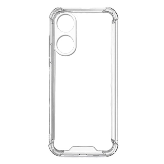 Capa de Silicone Duro para Oppo A78 4g Transparente